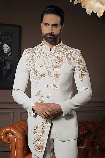 Regal White Jodhpuri Set