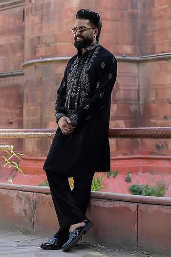 Royal Dori Embroidered Kurta Set
