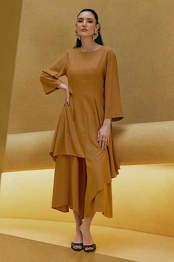 Buttery Caramel Tunic & Pant Co-ord Set