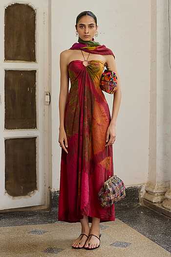 Nebula Tie Dye Pattern Dress