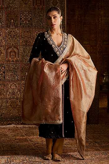 Embroidered Angarkha Set