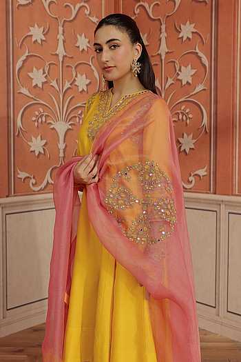 Lehar Silk Chanderi Kurta Set