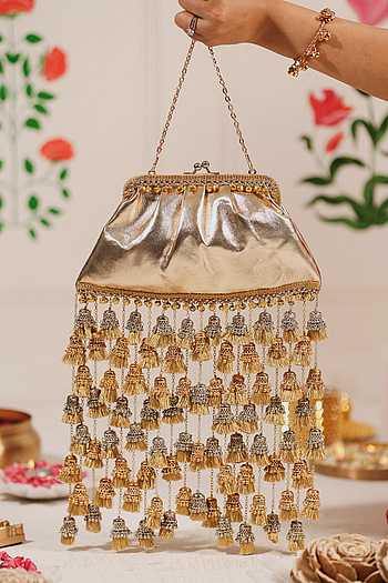 Kanakjhari Handcrafted Tassel Potli