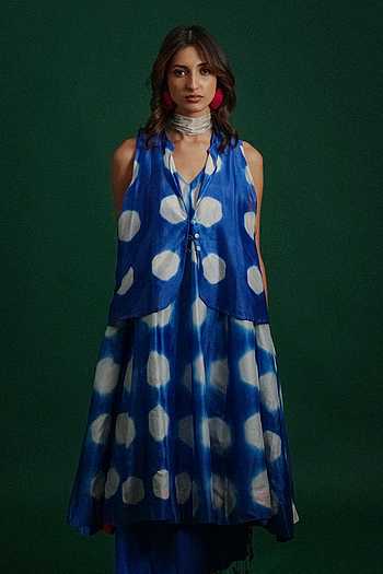 CD Chanderi Waistcoat