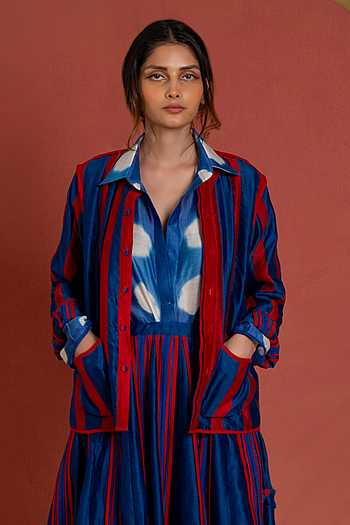 My Simp Chanderi Jacket