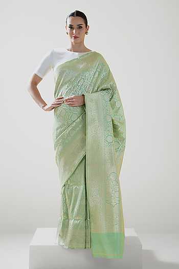 Floral Jaal Woven Saree