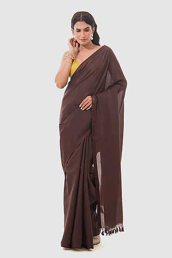 Silk Tassel Bordered Saree