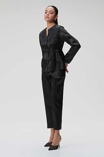 Black Peplum Jacket