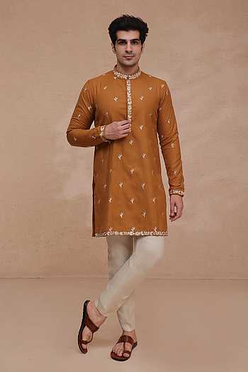 Embroidered Kurta & Pant Set