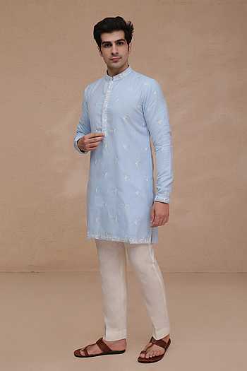Cactus Motif Kurta & Pant Set
