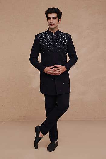 Hand Embroidered Bandhgala & Pant Set