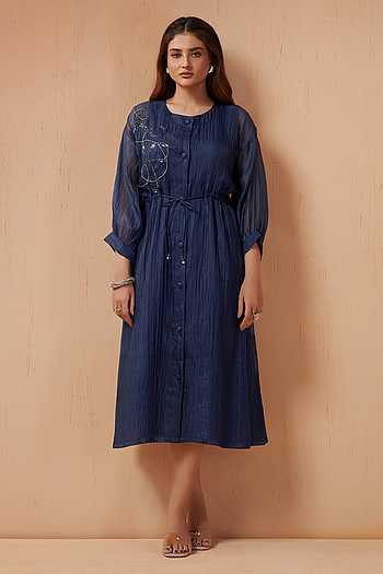 Placement Embellished Dress