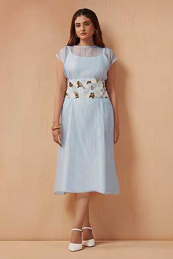 Isla Handwork Tissue Dress