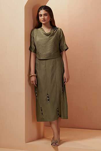 Ember Layered Top & Skirt Set