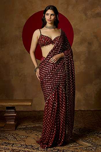 Revya Pre-Draped Saree Set