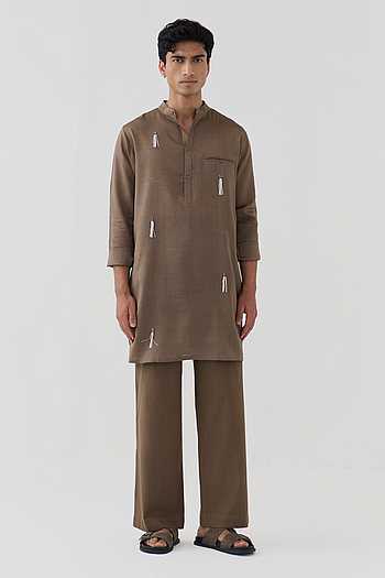 Tassel Detailed Kurta & Pant Set