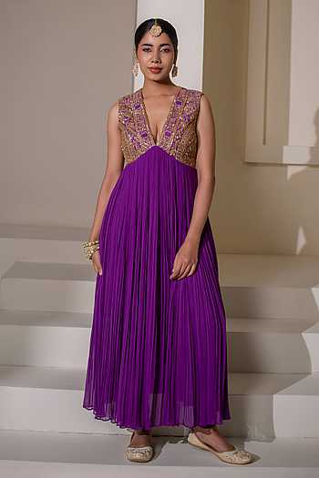 Yoke Embellished Anarkali