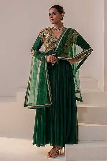 Floral Embellished Anarkali