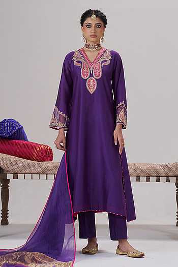 Jashn Embroidered Bodice Kurta Set