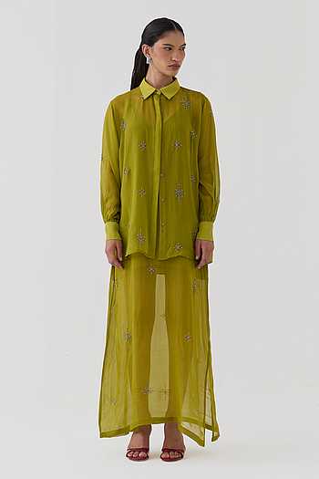 Organza Shirt & Dress Set