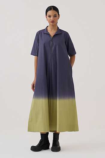 Dip Dye Poplin Dress