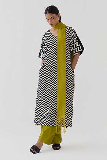 Chevron Kaftan & Pant Set