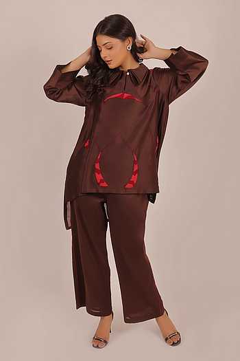 Hand Embroidered Short Kurta & Pant Set