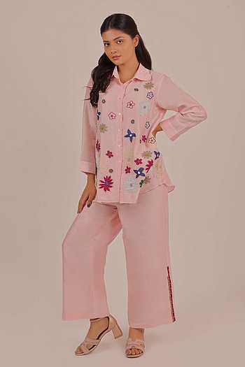 Hand Embroidered Kurta & Pant Set