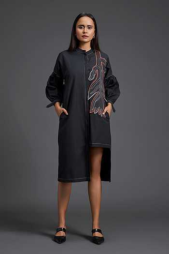 Patchwork Embroidered Dress