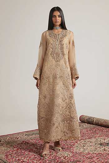 Zari Embroidered Kaftan