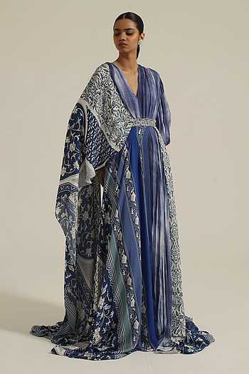Akuti Long Belted Dress