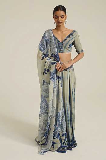 Amaya Tie Dye Pattern Lehenga Set