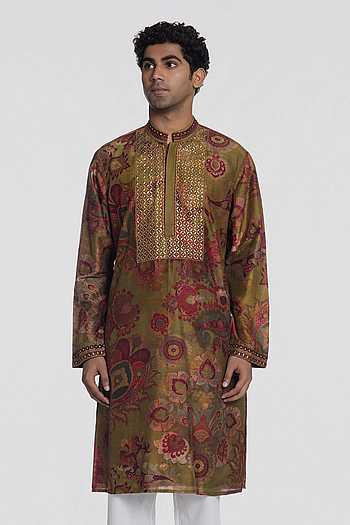 The Imperial Bloom Embroidered Kurta