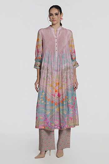 Gulbahar Pichwai Print Kurta & Pant Set