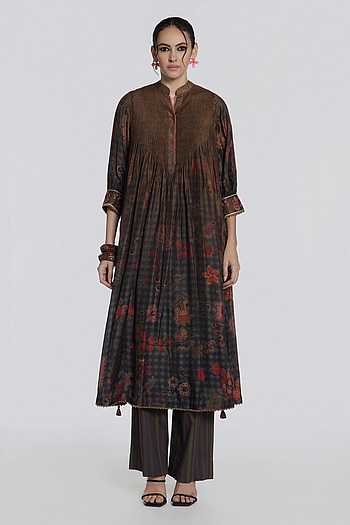 Roohani Floral Print Kurta & Pant Set