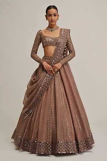 Sequins Embroidered Lehenga Set