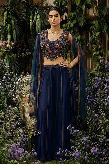 Embroidered Waistcoat & Sharara Set