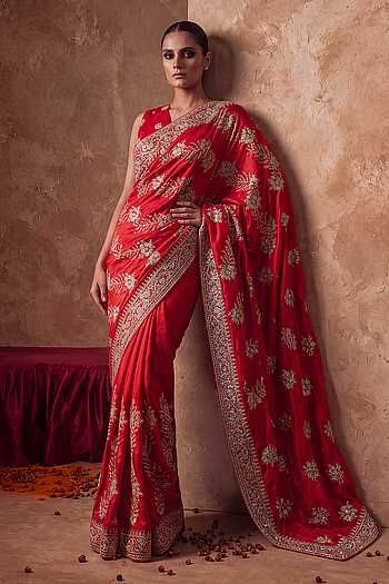 Silk Saree With Unstitched Blouse Fabric
