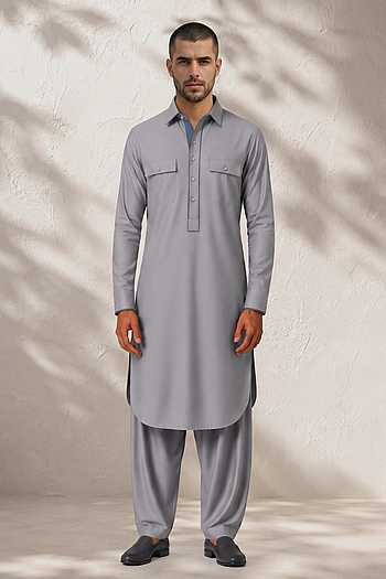 Vasant Cotton Silk Kurta & Salwar Set