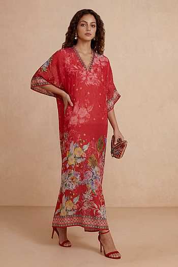 Botanical Print Kaftan