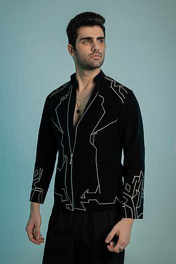 Contour Embroidered Shacket