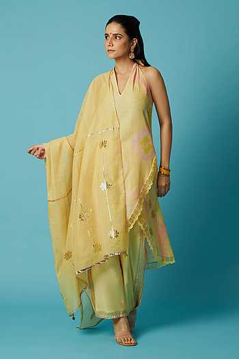 Bandhani Print Kurta Pant Set