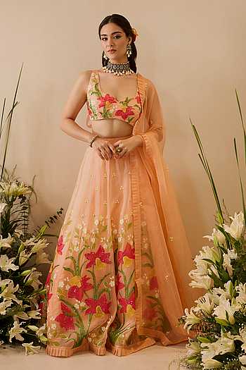 Bella Sequin Embroidered Lehenga Set