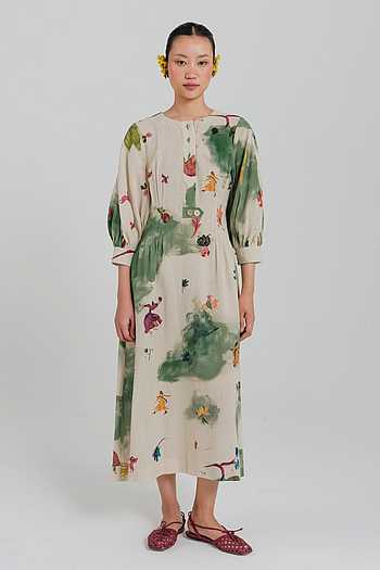 Sway Printed Midi Dress