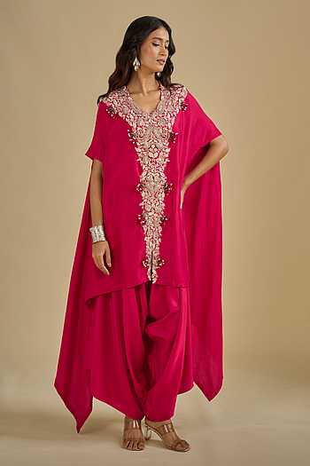 Dori Embroidered Kaftan & Pant Set