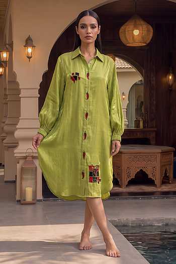 Jalapeno Picante Embroidered Dress