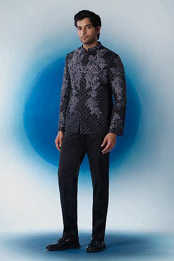 Ashwood Embroidered Bandhgala Set