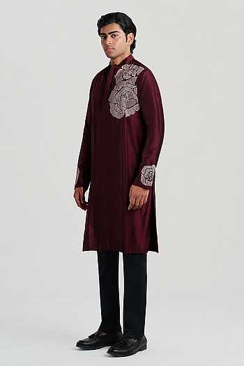Florin Rose Embroidered Kurta Set