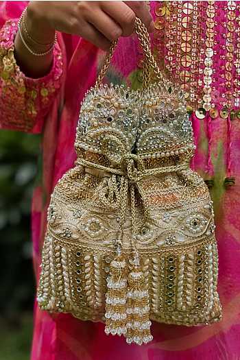 Diya Embellished Potli