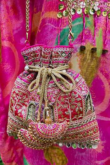 Rooh Border Embroidered Potli